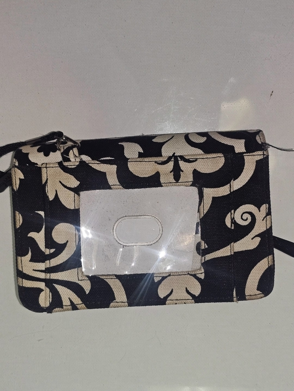 thirty-one Black and Cream Floral Wallet - EUC - Picture 2 of 12